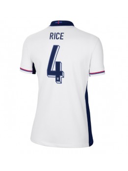 England Declan Rice #4 Heimtrikot für Frauen EM 2024 Kurzarm